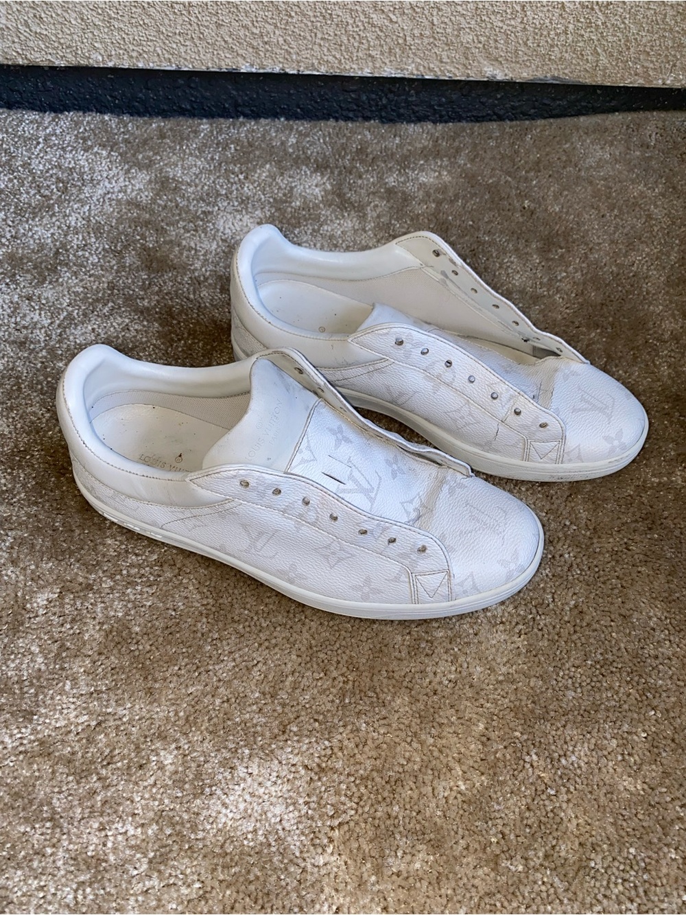 Louis Vuitton LV Monogram Luxembourg Sneaker Brown Size 6.5LV (7.5 US)